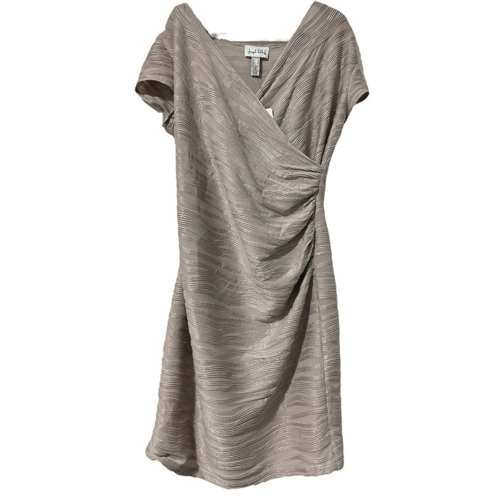 JOSEPH RIBKOFF DRESS STYLE #201477  7 Color: Beige Size: CAN/US/MEX 18